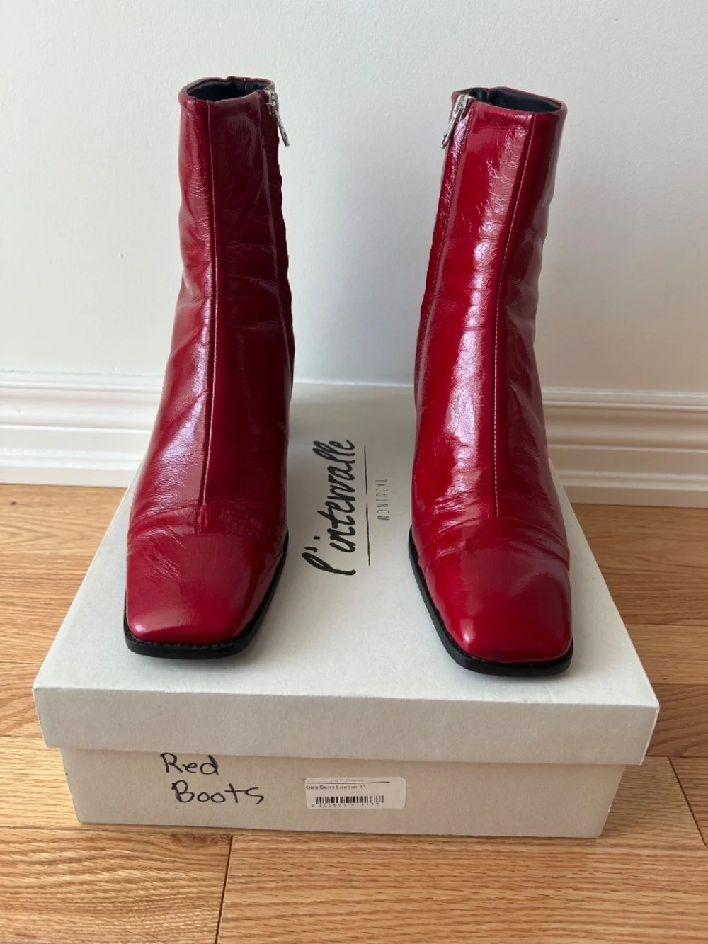 Leather ankle boots - Picture 4 of 4